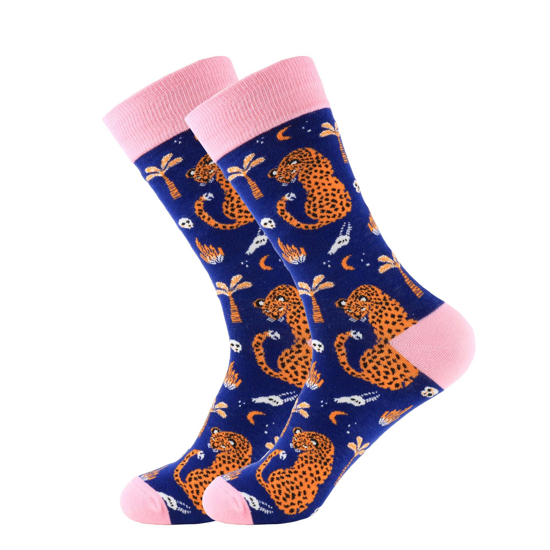 2020 Winter Men And Women Happy Colorful Animal Series Elk Socks In Tube Socks Wholesale